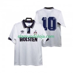 Camisola Tottenham Hotspur 10 1991 1993 Retro Homem Equipamento Primeiro Manga Curta